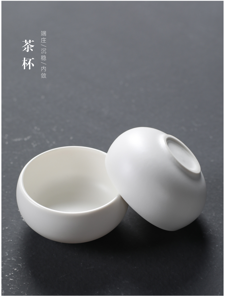Ceramic tureen tea sets tea tray was kung fu tea cups dry terms household contracted tea of a complete set of white porcelain