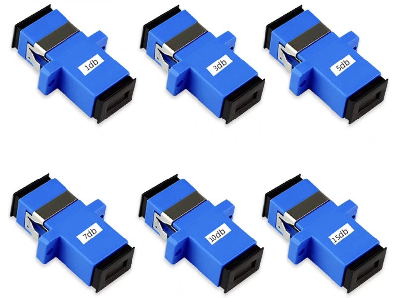 Optical Fiber Coupler Attenuator 1Db 5Db 7Db 10Db 15Db Sc Head Fixed Optical Attenuator Adapter Optical Fiber Coupler Attenuator 1Db 5Db 7Db 10Db 15Db Sc Head Fixed Optical Attenuator Adapter