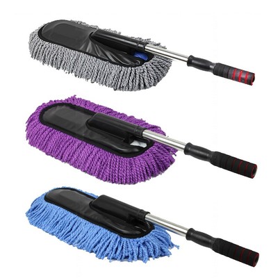 Car special waxing mop Car car cleaning mop Soft hair telescopic water long handle dust duster car washing brush