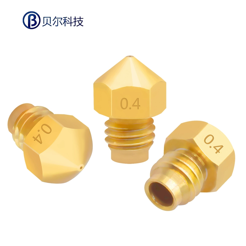 phụ kiện máy in chuông Công nghệ 3D M5 ren 0.4mm vòi phun thích hợp cho 1.75mm nguồn cung cấp - Phụ kiện máy in trục cao su máy in a3