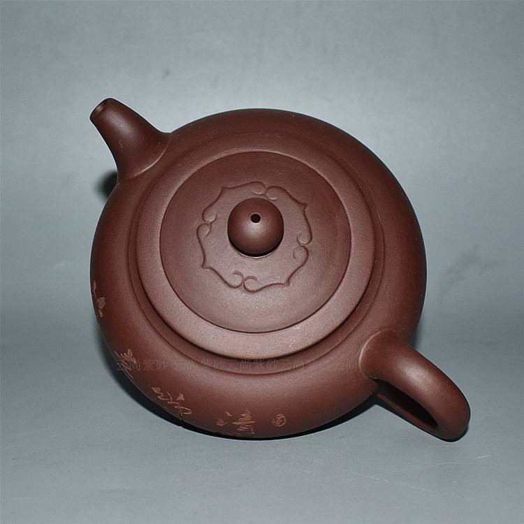 The kitchen yixing it pure checking antique purple clay teapot kunfu tea pot set household ceramic tea set