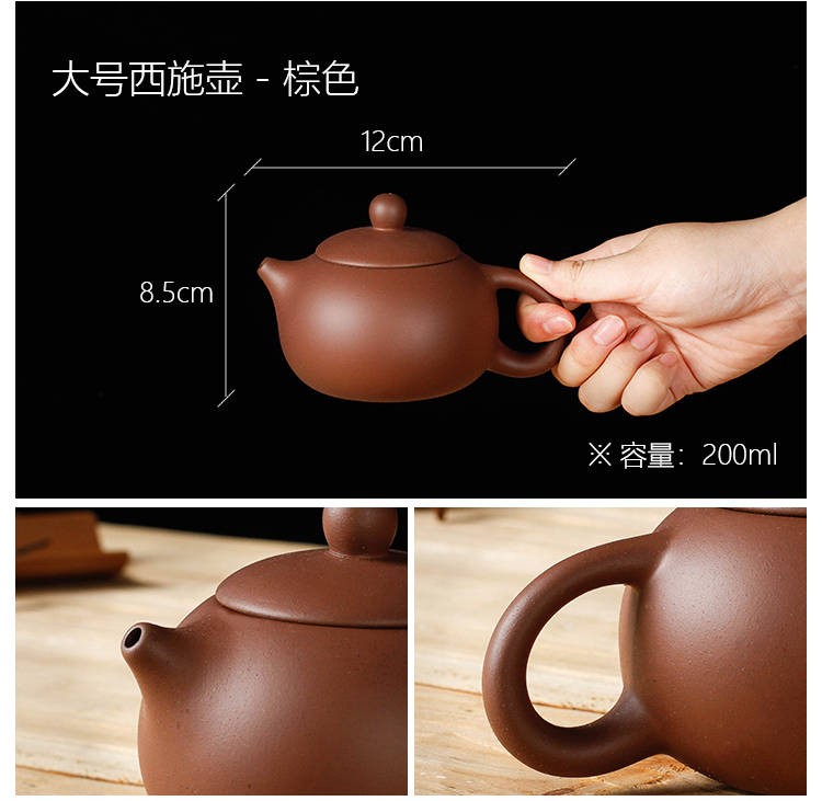 The kitchen chaozhou semi - manual zhu mud are it to filter vesicle west teapot ceramic tea pot set The teapot