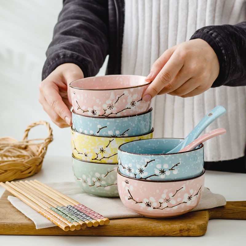 The kitchen eating food suits for ceramic bowl bowl creative household bowls to eat rice bowl, small bowl dishes suit Japanese dishes