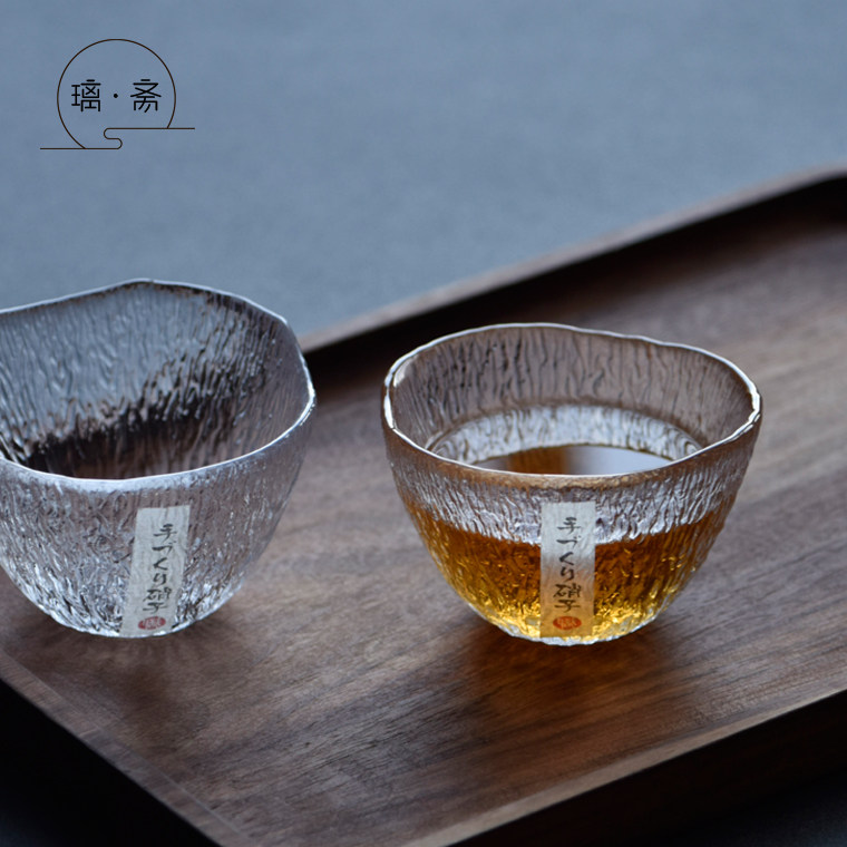 Tea Cup Master Cups Single Cup Women Men's High-end Whisky Wine Cups Japanese Foreign Wine Glasses glass Cups Wind thickened