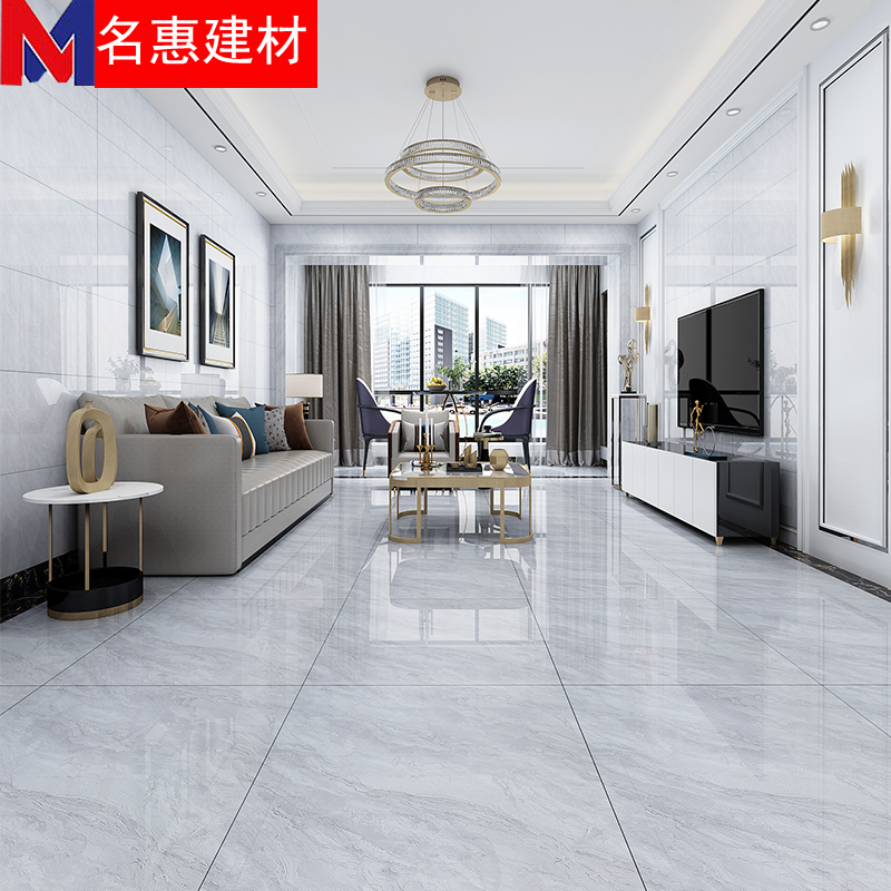 Minimalist Infinite Living-body Marble Tiles 800x800 Living-room Bedroom Non-slip Floor Brick New Grey