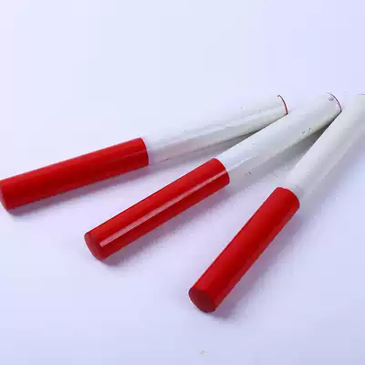 Track and field baton 100 meters pass red and white aluminum alloy baton track and field baton sports relay