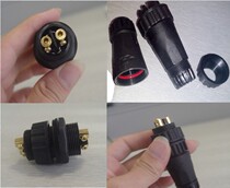 Factory direct two-core screw on-line connector 3-core to 15-core waterproof Aviation plug male and female connector