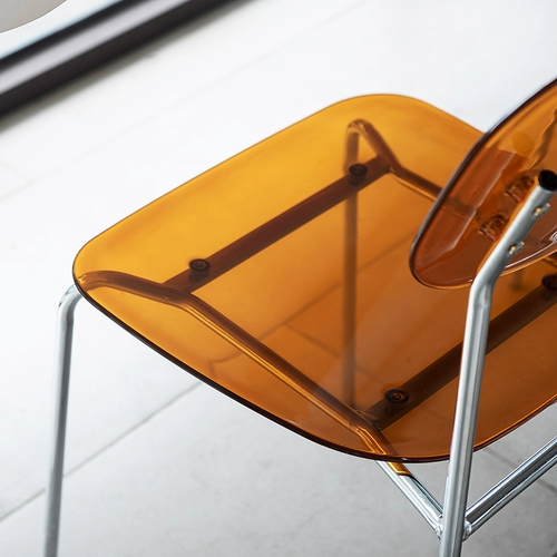 Дизайнерский акриловый металлический стульчик для кормления для домашнего использования для отдыха, популярно в интернете