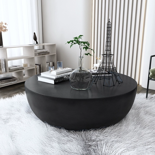 Wasabi Feng Cement Comement Coffee Cream Ins Internet знаменитость маленькая квартира мебель скандинавская гостиная простая на открытом воздухе круглый столик