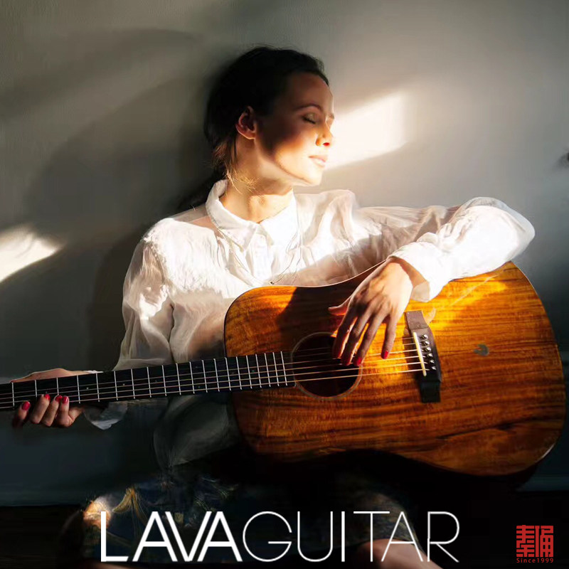 LAVA take fire guitar single board guitar 41 inch beginner folk electric box acoustic guitar students get started