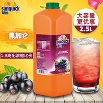 New juice concentrate Blackcurrant syrup 2 5L syrup punch puree Commercial milk tea shop special raw material drink