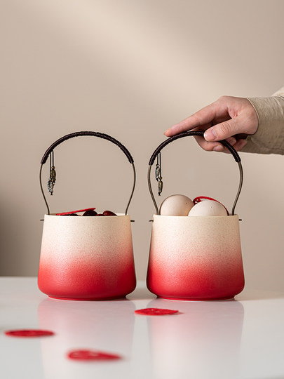 子孙桶结婚婚庆用品大全出嫁用喜事新婚娘家陪嫁女方红色嫁妆喜桶