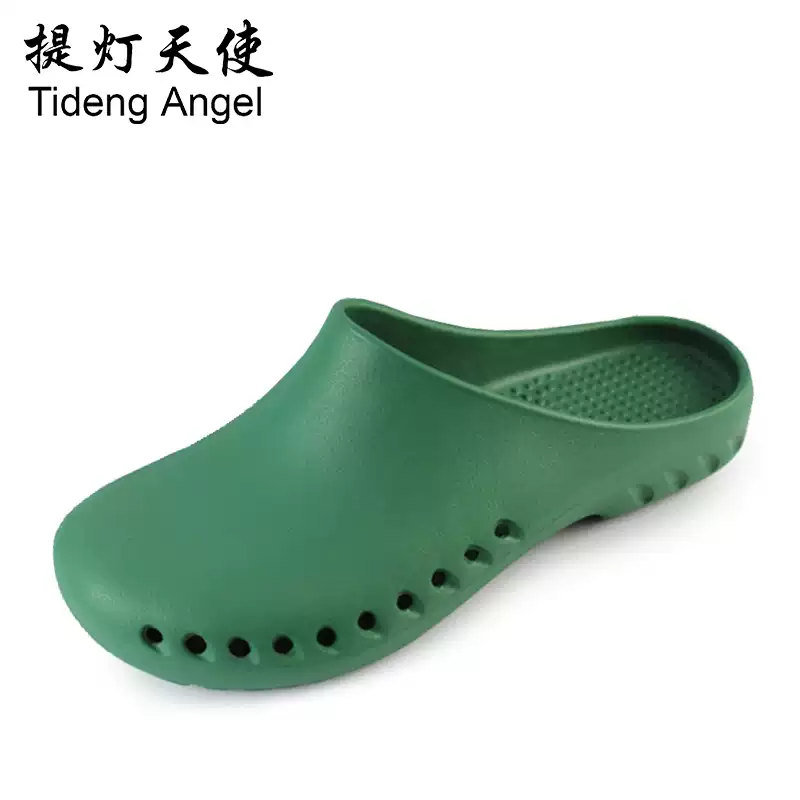 Dép xỏ ngón phòng mổ, giày y tế nam nữ, giày bảo hộ đế dày, guốc, giày sạch, giày làm việc trong phòng thí nghiệm