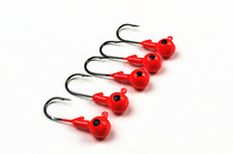 Lujah bait 1 75g-20g Import hook lead head hook soft worm with lead head hook (color random