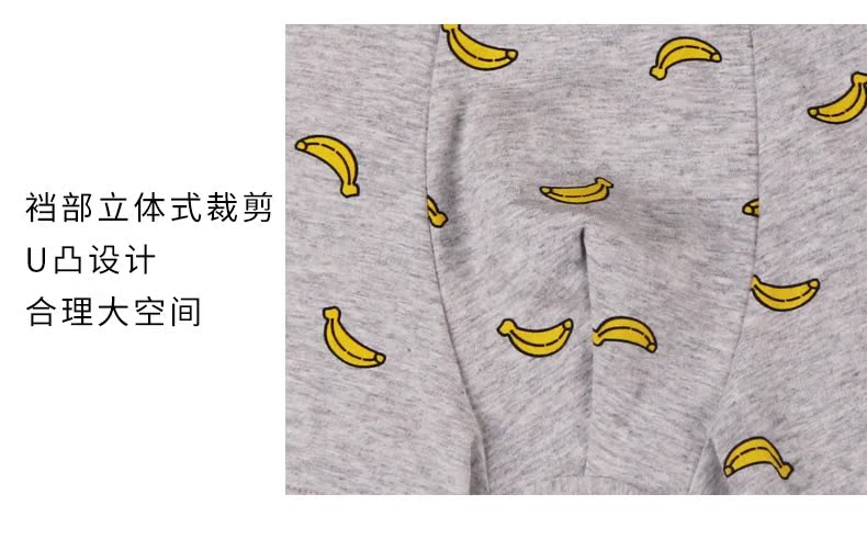RSJD mô hình thủy triều mùa xuân và mùa hè cặp vợ chồng đồ lót cotton in phim hoạt hình nam võ sĩ nữ tam giác nữ quần lót ngắn kích thước lớn quan lot nam nu dep