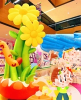 Подсолнух высотой 3 метра+свет+вентилятор