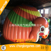  Factory direct sales inflatable tent snail turtle exhibition childrens paradise cartoon tent air dome tent