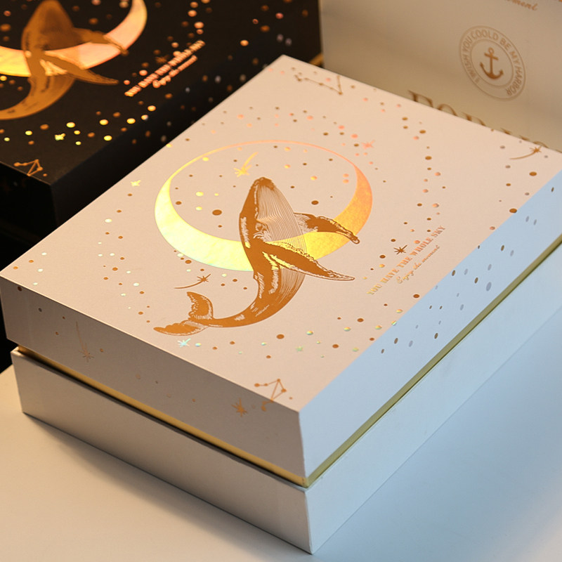 Gift box ins wind net red boys's edition girls edition birthday gift box souvenir empty box lipstick packaging box