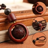 Браслет с одной бусиной из розового дерева, ключи от машины, брелок подходит для мужчин и женщин, креативное украшение на сумку из сандалового дерева