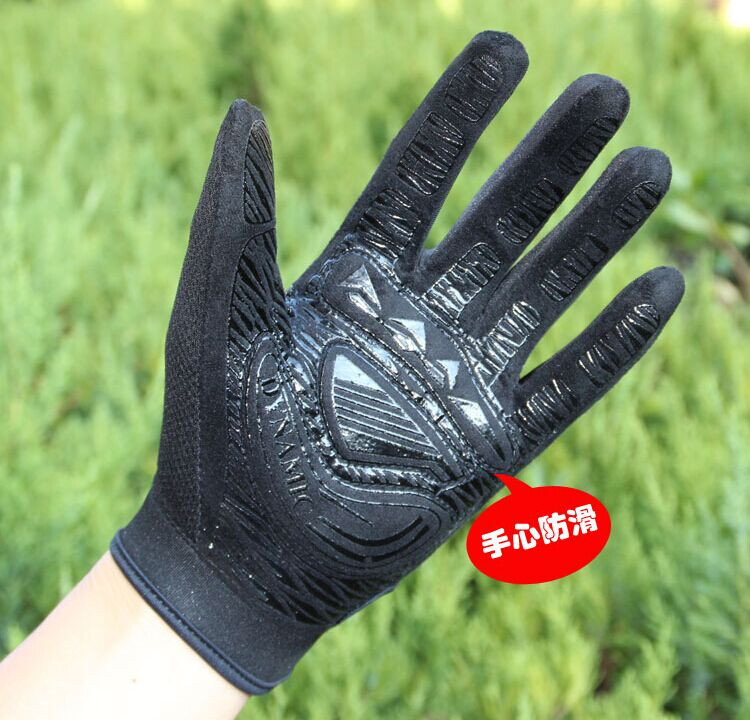 Găng tay thể thao ngoài trời chuyên nghiệp Jungle Leopard Tất cả các ngón tay Kem chống nắng chống trượt Mùa xuân và mùa thu Găng tay leo núi đàn hồi bao tay nữ