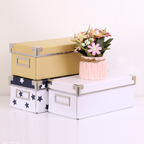 Paper storage box desktop sundries finishing box study office stationery storage box snacks desk storage carton
