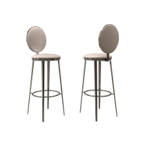 Modern minimalist light and luxurious stainless steel bar bench Home High footstool Bench Restaurant Front Desk 2022 Bar Chairs