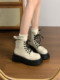 Thick-Soled Martin Boots for Women, 2025 New Style, Summer and Autumn Casual Versatile British Style Slim Short Boots