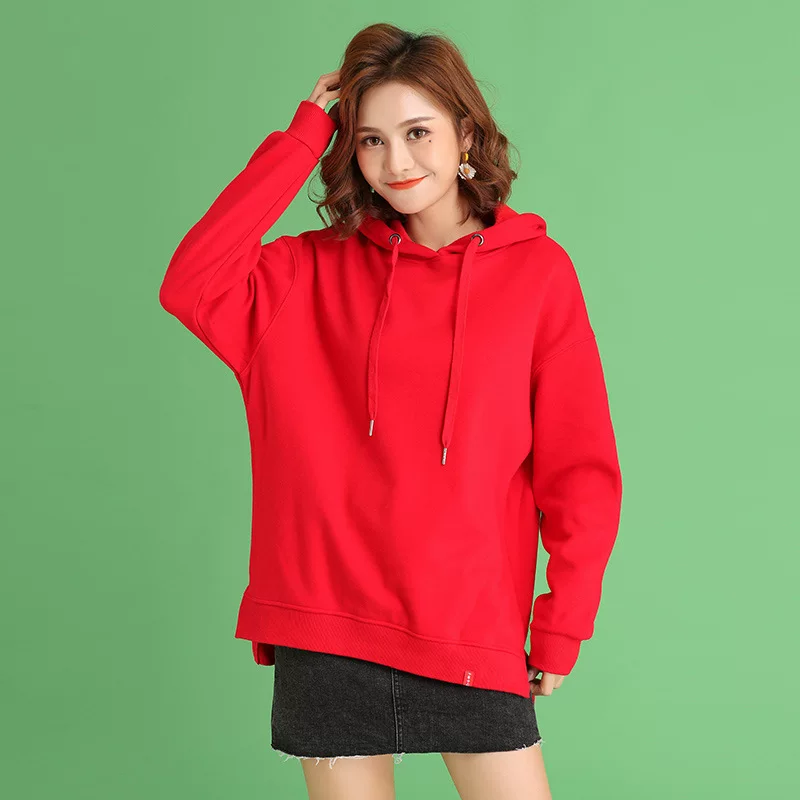 Брендовый весенний худи с капюшоном длинный Tide, корейский стиль, коллекция 2021 года, средней длины