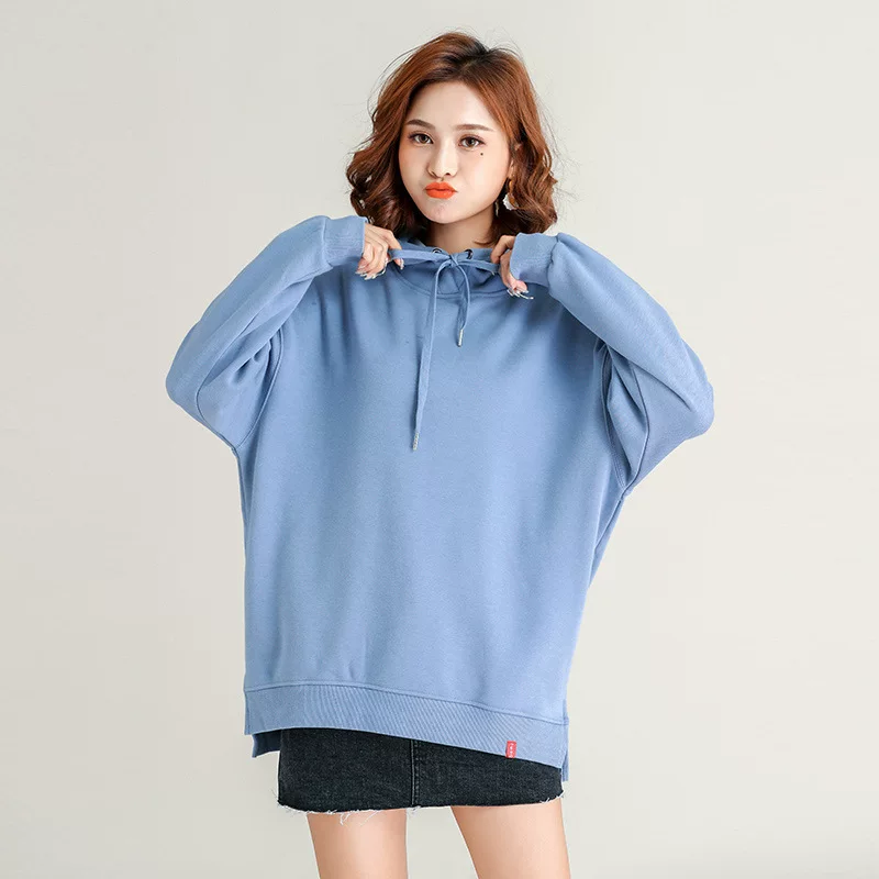 Брендовый весенний худи с капюшоном длинный Tide, корейский стиль, коллекция 2021 года, средней длины