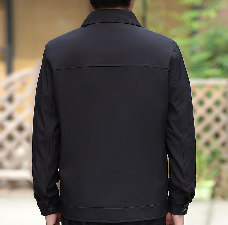 Áo khoác nam trung niên xuân hè 2018 nam 40 tuổi 50 áo khoác ngoài trung tính giản dị áo khoác bố áo jacket nam