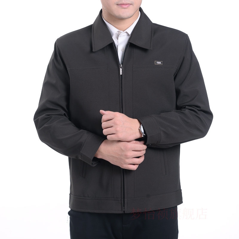 Mùa thu trung niên áo khoác nam cộng với áo khoác bông đệm áo khoác ngoài mùa thu và mùa đông áo khoác nam trung niên áo rét nam