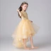 Trẻ em ăn mặc công chúa váy cô gái fluffy hoa cô gái piano trang phục cô gái nhỏ chủ trang phục buổi tối nước ngoài khí - Váy trẻ em bexinhshop shop Váy trẻ em