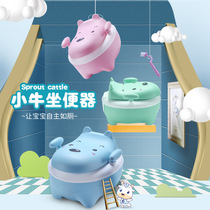 Cartoon potty children small toilet boy girl toilet toddler auxiliary toilet seat cushion seat ring