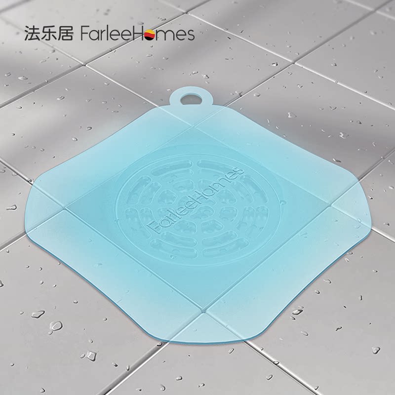 Environmental protection silicone sewer floor drain cover deodorant artifact Powder room bathroom toilet Anti-odor hair clogging insect-proof