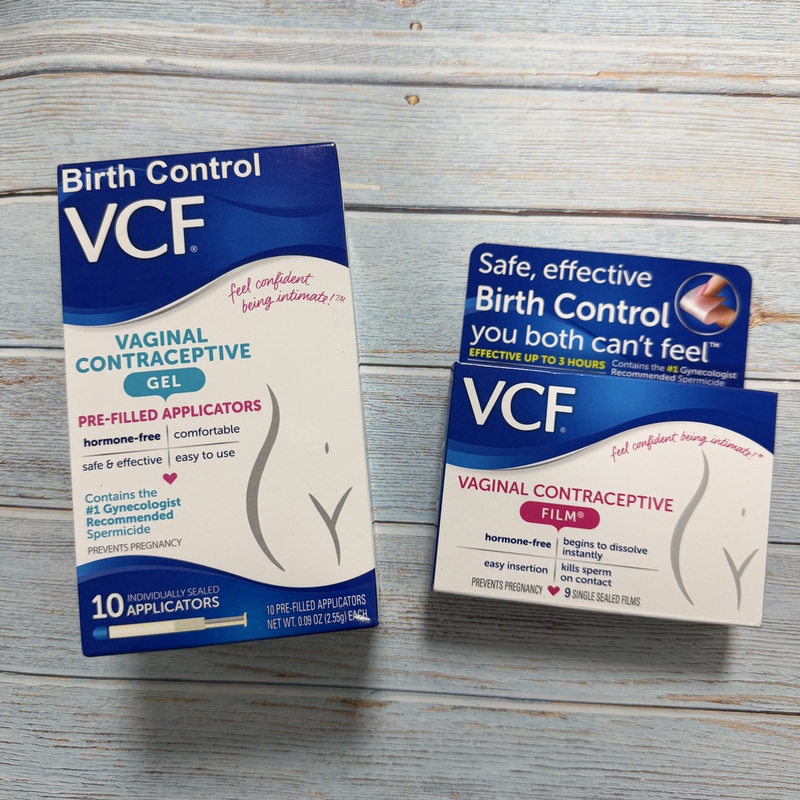 In-Stock Vcf Invisible Liquid Condom Contraceptive Gel, Non-Invasive, No Sensation, Female Contraceptive Film, Contraceptive Patch, 9-Piece Pack
