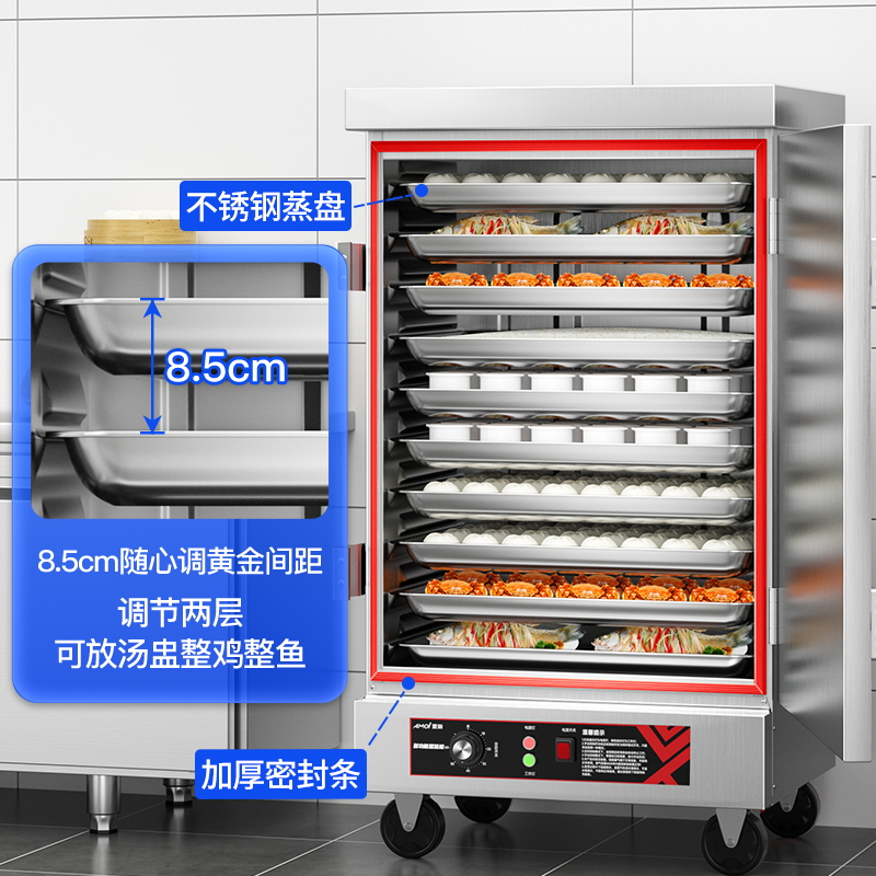夏新商用蒸饭柜：全自动蒸饭车的烹饪革命，让你轻松搞定百人餐！