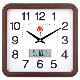 Shanghai Sanwu 14-inch silent large wall clock living room office modern simple quartz clock wall hanging watch clock