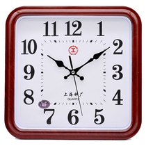 Shanghai Mute clock Living room Bedroom minimalist ving bell wall family with clock Electronic