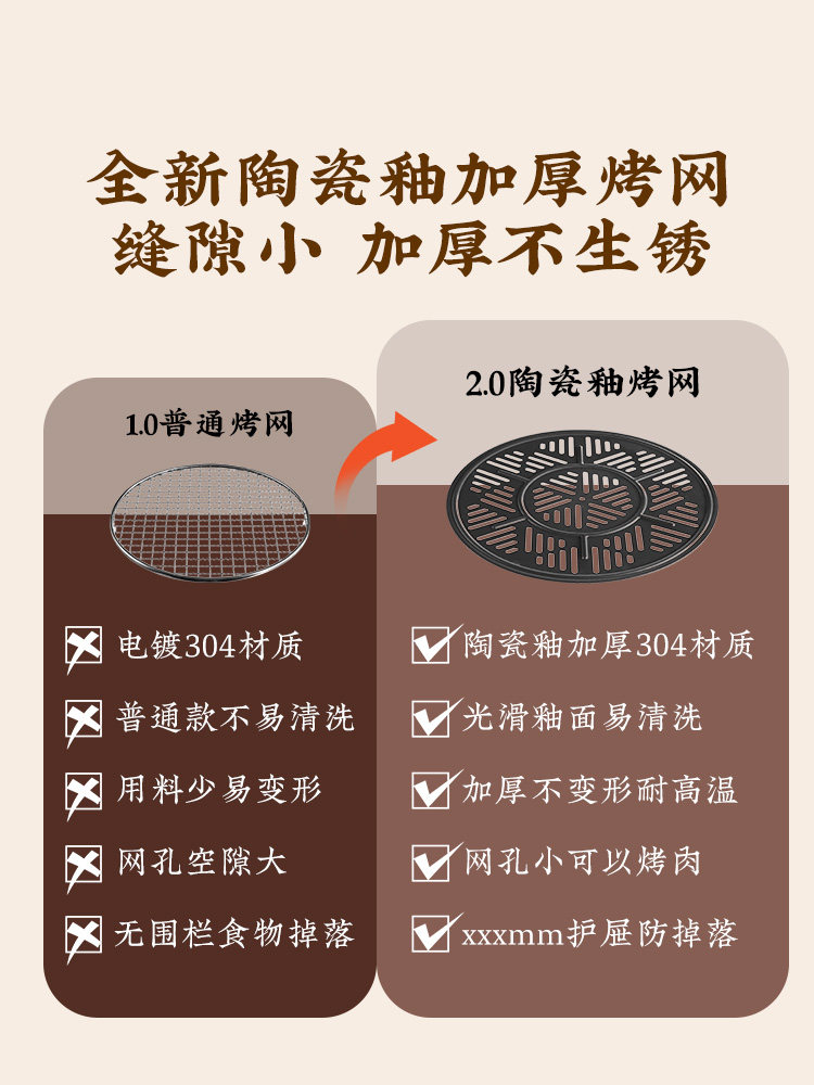 Baoxuan Tea-Making and Fire-Roasting Stove Set, Electric Ceramic Stove 2025 New Model, Household Indoor Hanging Rack for Mulled Wine