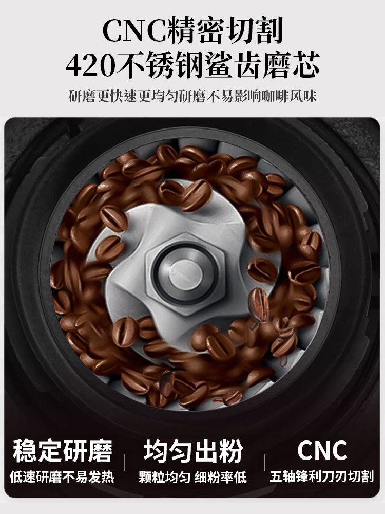 Baoxuan Coffee Grinder Electric All-In-One Small Household Espresso Coffee Set Grinder Coffee Bean Grinder