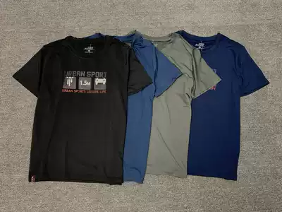 Foreign trade inventory tail list summer outdoor quick-drying T-shirt men's round neck loose half sleeve casual sports short-sleeved top