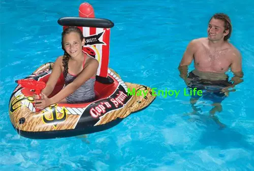 Водный пистолет, аквапарк для плавания, надувная игрушка для игр в воде, семейный стиль