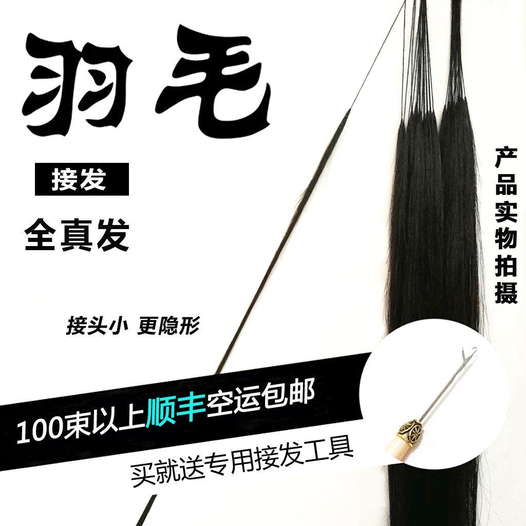 Feather Extension Real Hair Training Wholesale Factory Outlet Hand