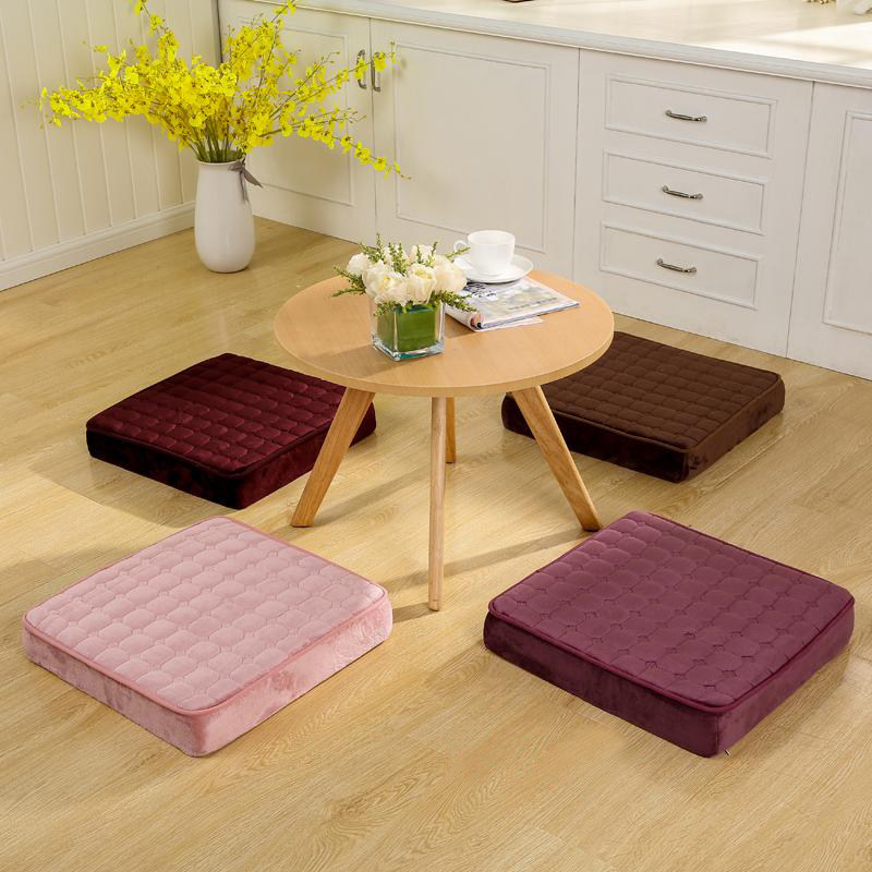 Sponge cushion thickened chair cushion winter plush mahogany sofa cushion removable and washable high resilience tatami general chair