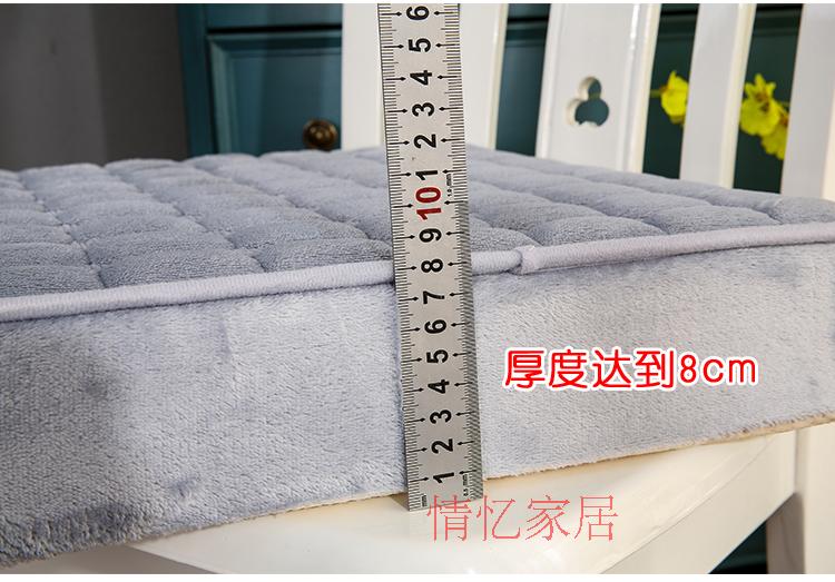Sponge đệm đệm đệm mùa đông sang trọng gỗ gụ sofa đệm có thể tháo rời và có thể giặt cao rebound phổ quát ghế thảm lông trải ghế sofa