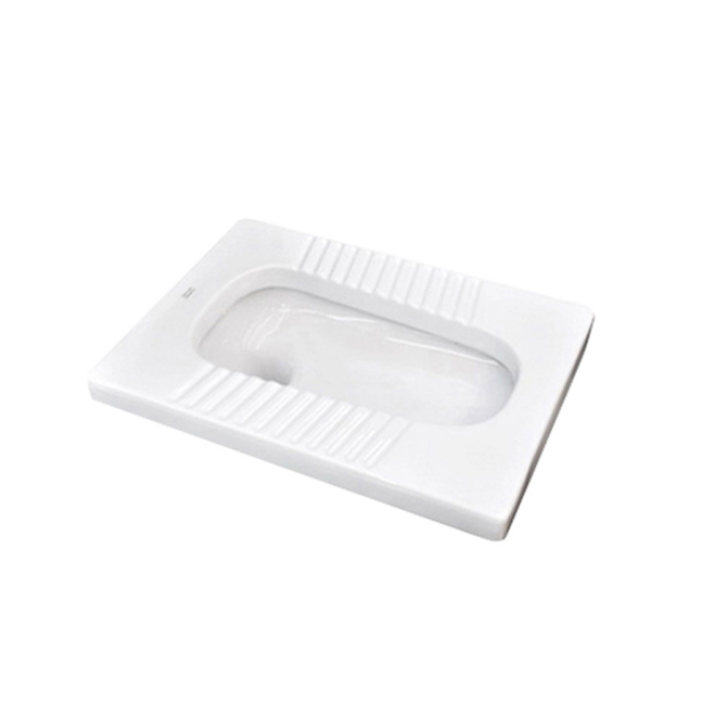 American makeup room ultra-thin squatting pan toilet squatting pit type water trap deodorizer Domestic ceramic stool 8006