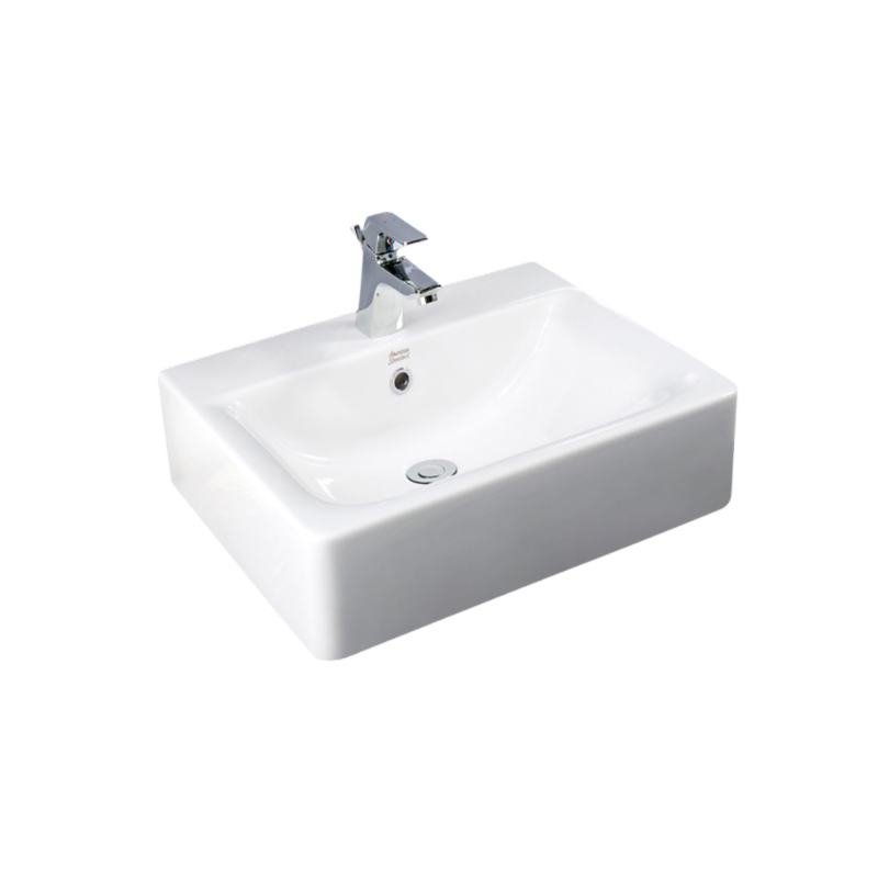 American bathroom terrace basin square make-up room washbasin washbasin Taichung basin semi-embedded washbasin F550