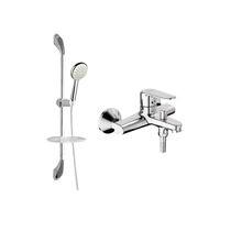 Beauty Mark Bathroom 0711 Brand minimalist Home Bath Full Copper Bath Tap Shower Shower Nozzle Suit 0711