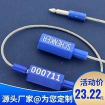 Steel wire seal disposable Logistics Customs Container container tanker anti-theft blockade hanging strap