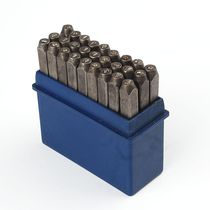 Set lettering alphanumeric steel printing lettering die gold and silver jewelry equipment Gold tools 2mm to 6mm